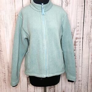 L.L.Bean Vintage Sherpa Full Zip Teddy Jacket